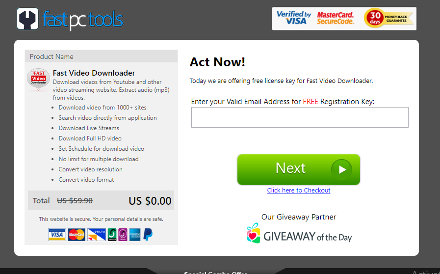 Fast Video Downloader Giveaway 1-Year