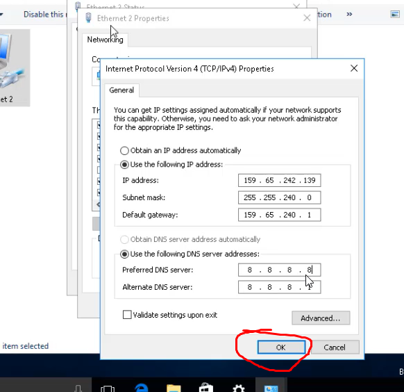 Configuring Network Connections for Windows 10