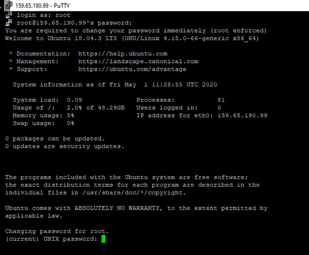 root login