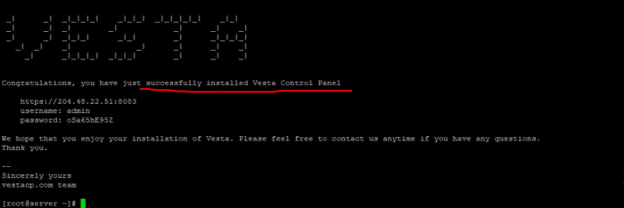 Как установить vestacp на centos