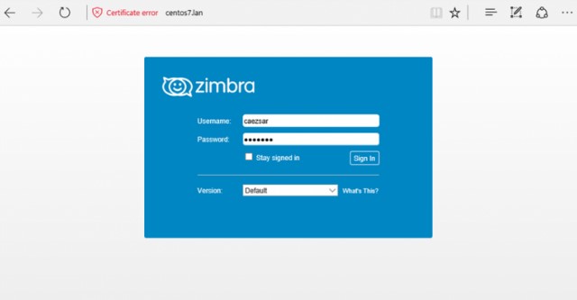 How to Install Zimbra Mail Server on CentOS 7